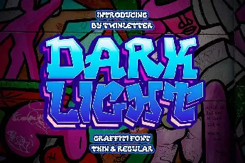 DARK LIGHT font