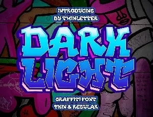 DARK LIGHT font