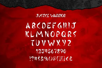 Justice Warrior Demo font