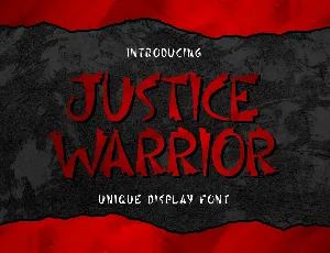 Justice Warrior Demo font