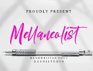 Mellancolist font