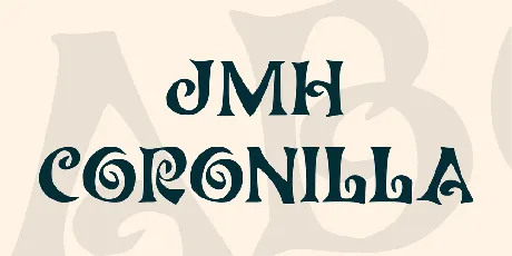 JMH Coronilla font