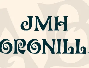 JMH Coronilla font