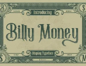 Billy Money font