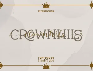 Crownhils font