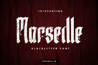 Marseille Blackletter font