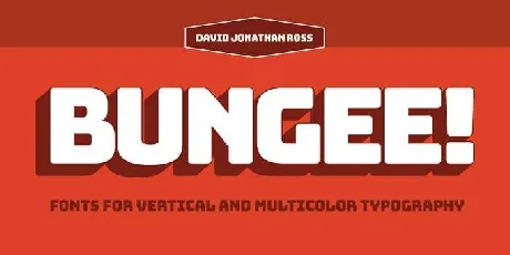 Bungee Inline font