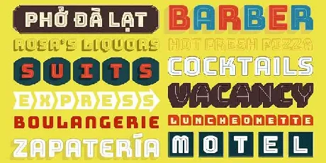 Bungee Inline font