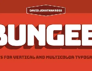 Bungee Inline font