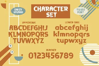 Tilges Demo font