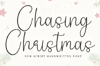 Chasing Christmas Script font