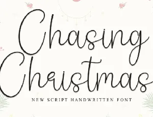 Chasing Christmas Script font