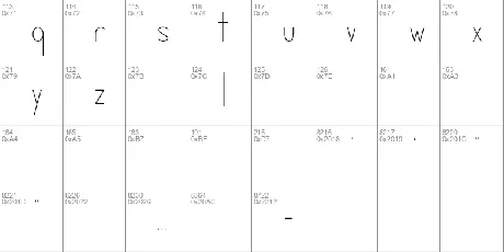 Terrain Free font