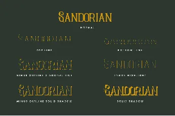 Sandorian font