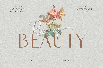 Rise of Beauty font