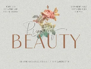 Rise of Beauty font