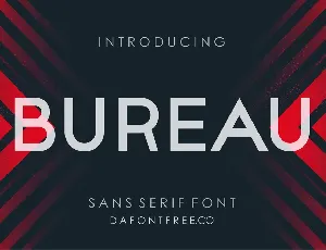 Bureau font