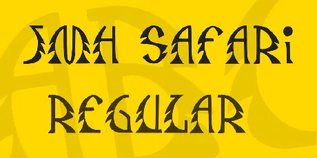 JMH Safari font