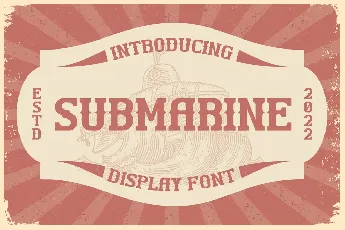 SUBMARINE Typeface font