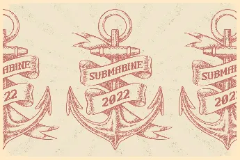 SUBMARINE Typeface font