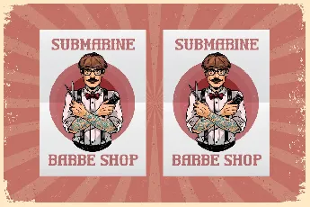 SUBMARINE Typeface font