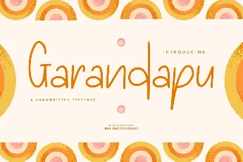 Garandapu Personal Use font