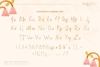 Garandapu Personal Use font