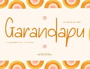 Garandapu Personal Use font