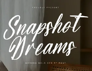 Snapshot Dreams font