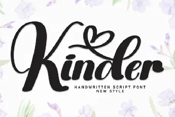 Kinder Script font