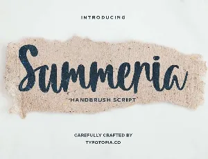 Summeria font