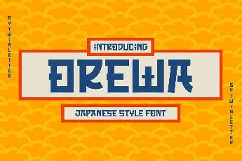 OREWA font