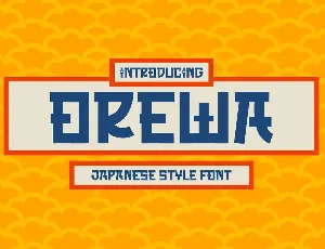 OREWA font