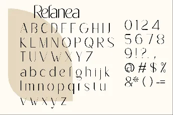 Refanea font