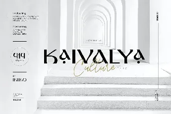 Kaivalya font