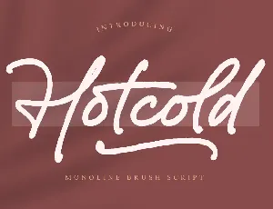 Hotcold font