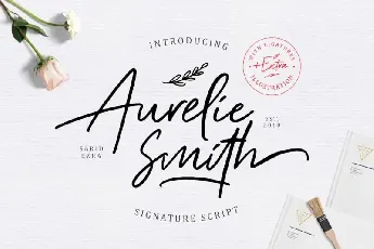 Aurelie Smith Script font