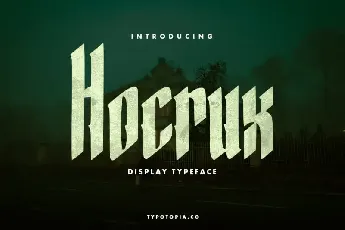 Hocrux Display font