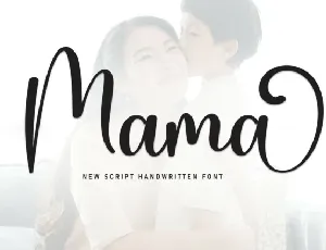 Mama Script font