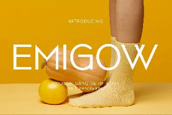 Emigow font