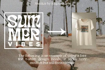 Munkis DEMO font