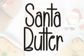 Santa Butter Display font