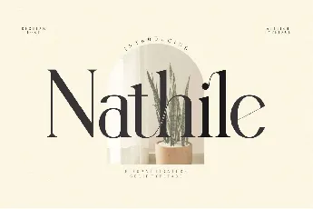 Nathile font