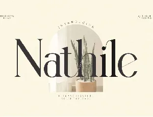 Nathile font