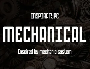 Mechanical font