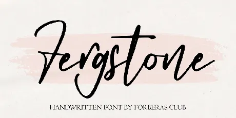 Fergstone Demo font