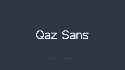 Qaz font