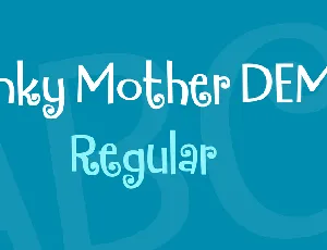 Funky Mother DEMO font