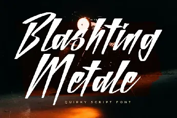 Blashting Metale font