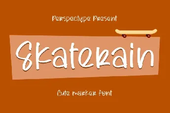 Skaterain font